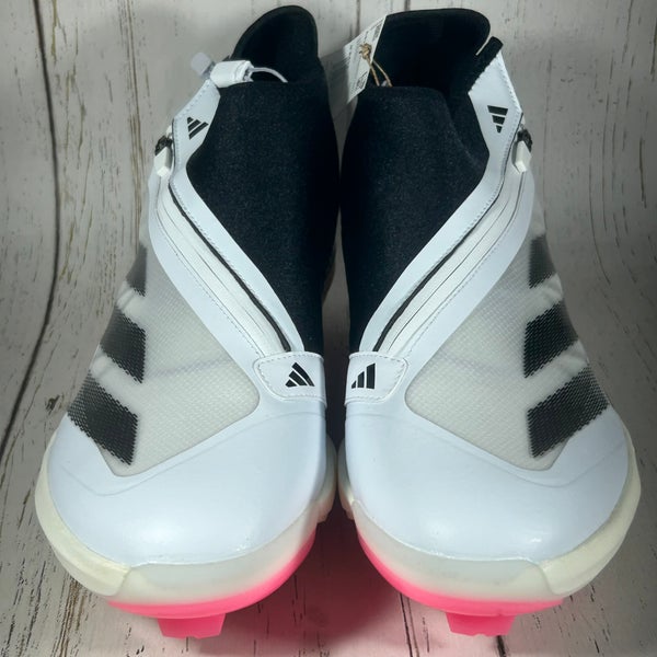 Adidas Adizero Impact+ TPU Mens Baseball Cleats White Black  display picture 1