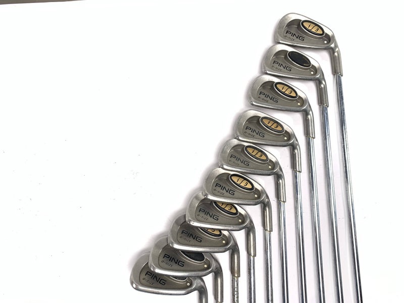 Ping i3 Oversize Iron Set 3-PW+GW+SW White Dot 3* Up Cushin JZ Regular RH