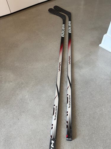 2 Pack Bauer Bauer Vapor League Left Hand Hockey Stick P92 (Used)