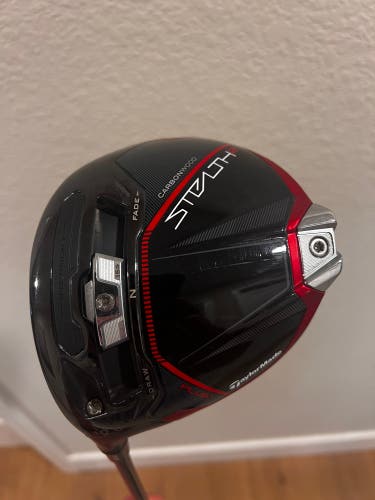Men's 2023 TaylorMade Stealth 2 Plus Left Hand Driver Stiff Flex 10.5 Loft (Used)