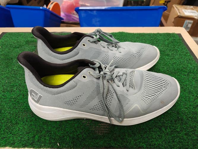 Footjoy Flex Grey Mens Golf Shoes Size 10 Medium 56142