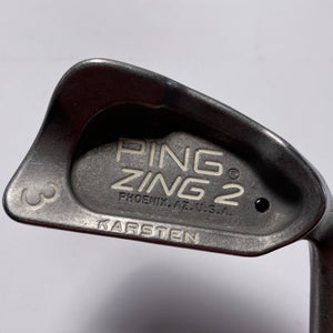 Ping Zing 2 Single 3 Iron Black Dot Karsten JZ Regular Steel Mens RH