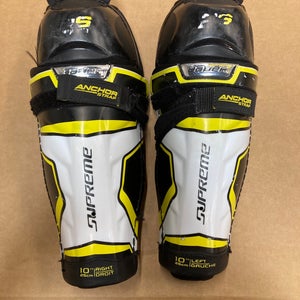 Youth Bauer Supreme 2S Pro Shin Pads 10" (Used)