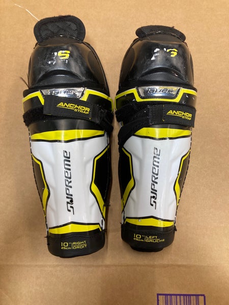 Youth Bauer Supreme 2S Pro Shin Pads 10" (Used)