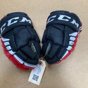 Black Junior CCM FT4 Gloves 10" (Used)