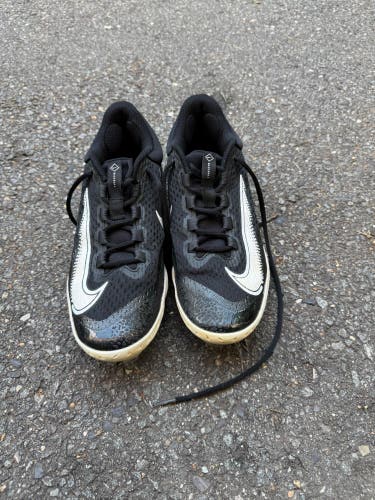 Black Men's Size M 8.5 (W 9.5) Adult Nike Nike alpha huarache elite 4 Low Top Metal (Used)