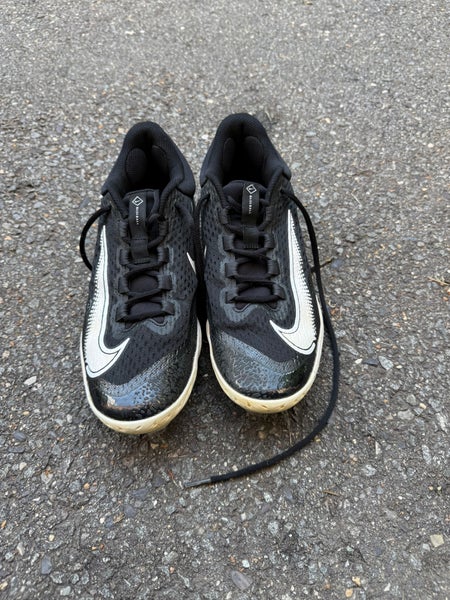 Black Men's Size M 8.5 (W 9.5) Adult Nike Nike alpha huarache elite 4 Low Top Metal (Used)