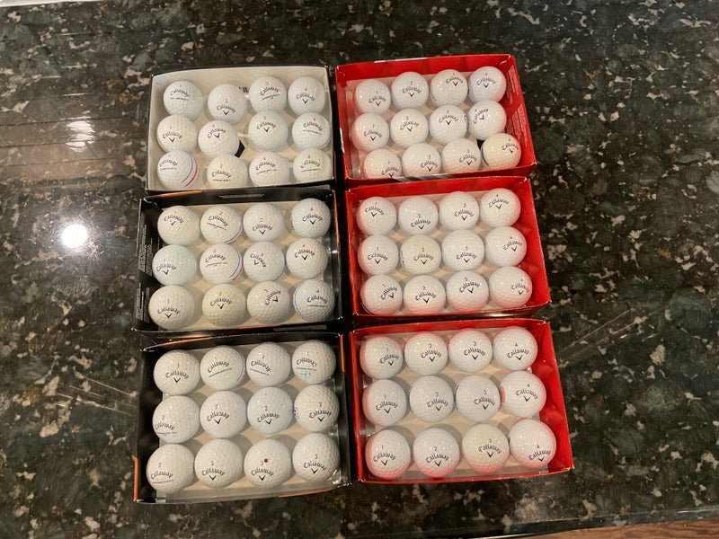 Callaway Chrome Soft Balls 72 Pack (6 Dozen) (Used)