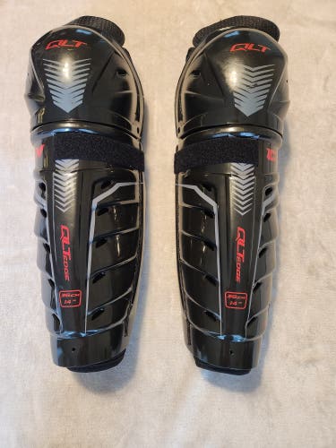 Senior CCM QLT Edge 14" Shin Pads (Used)