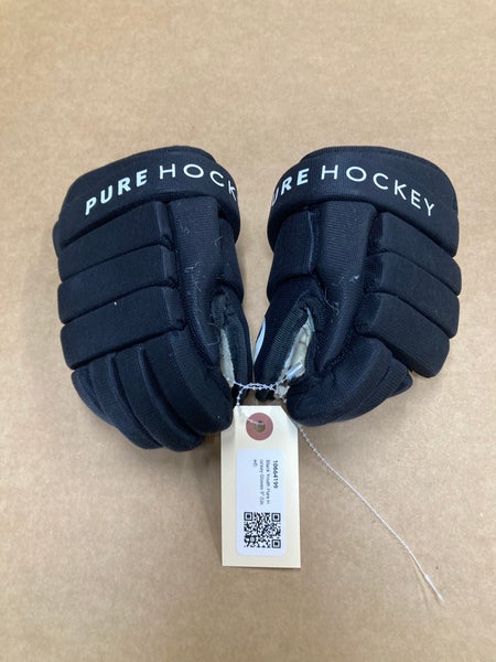 Black Youth Pure Hockey Gloves 9" (Used)