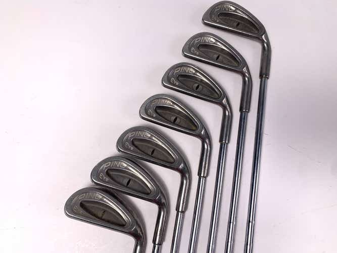 Ping Eye Iron Set 2-9 Black Dot ZZ Lite Stiff Steel Mens RH No 6 iron