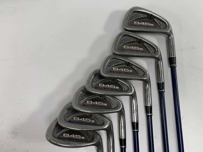 Tommy Armour 845 S Silver Scot Iron Set 5-PW+SW G Force 2 Ladies RH