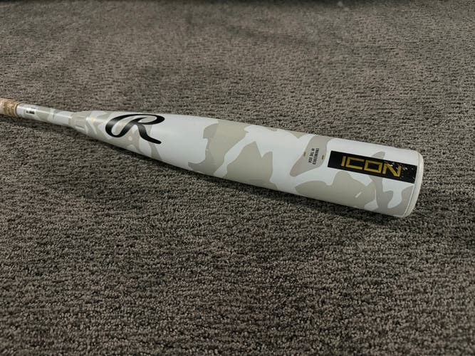2025 Rawlings Icon USSSA Certified Bat (-5) 26 oz 31" (Used)