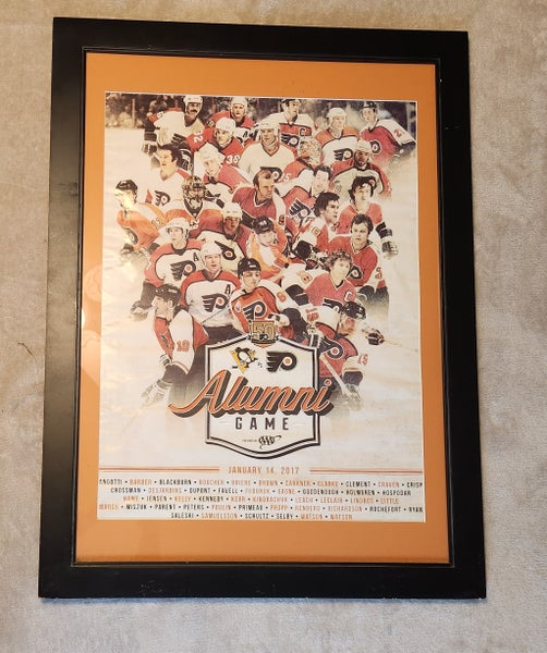 Limited Edition Framed & Matted Poster: Flyers vs. Penguins 50th Anniversary Alumni Game