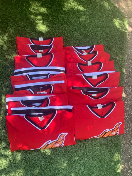 Red Adult Unisex XXL Athletic Knit Jersey (Used)