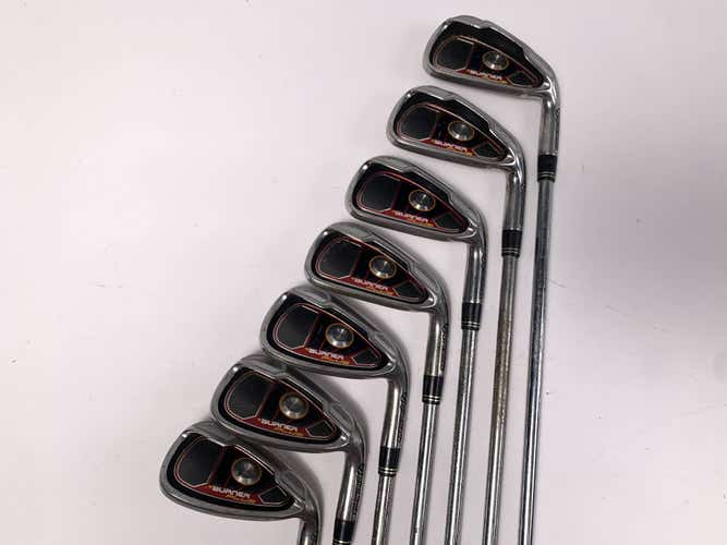 TaylorMade Burner Plus Iron Set 4-PW+GW Burner Superfast 85g Uniflex RH
