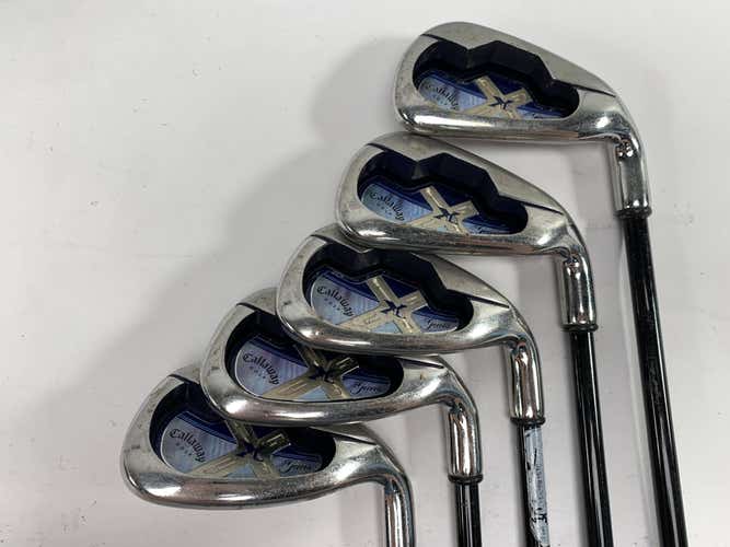 Callaway X-18 Iron Set 5-PW 45g Ladies Graphite Womens RH No 6 iron