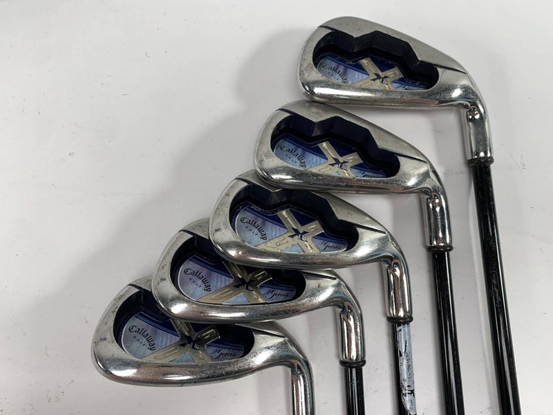 Callaway X-18 Iron Set 5-PW 45g Ladies Graphite Womens RH No 6 iron