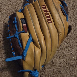 2000 Outfield RH Nokona AMG 100 Baseball Glove 12" (Used)