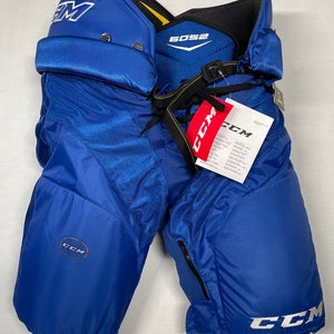 NEW CCM Tacks 6052 Hockey Pants, Sr XL, Royal Blue