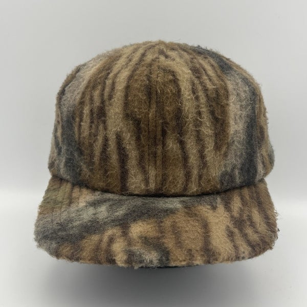 Vintage Whitewater Outdoors Goretex Hunting Hat Fleece Ear Flaps USA Camo Mens L