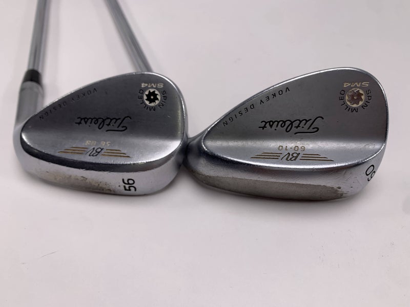 Titleist Vokey Spin Milled SM4 Chrome Wedge Set 56*8 60*10 ProjectX Rifle 6.5 RH