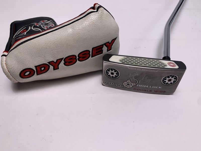 Odyssey Arm Lock Double Wide Putter 41" 17" Grip Mens RH W/HC