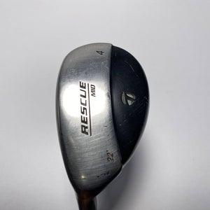 TaylorMade Rescue Mid 4 Hybrid 22* Regular Graphite Mens LH