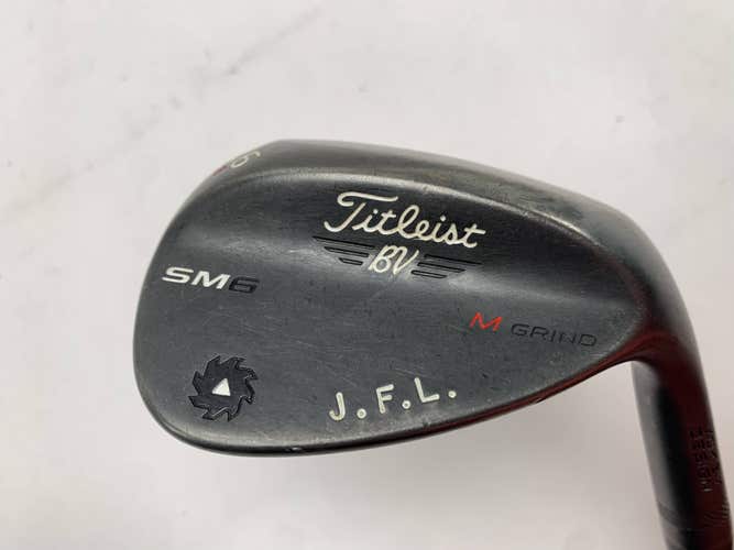 Titleist Vokey SM6 Jet Black Wedge 56* 8  Dynamic Gold S200 Stiff Steel Mens RH
