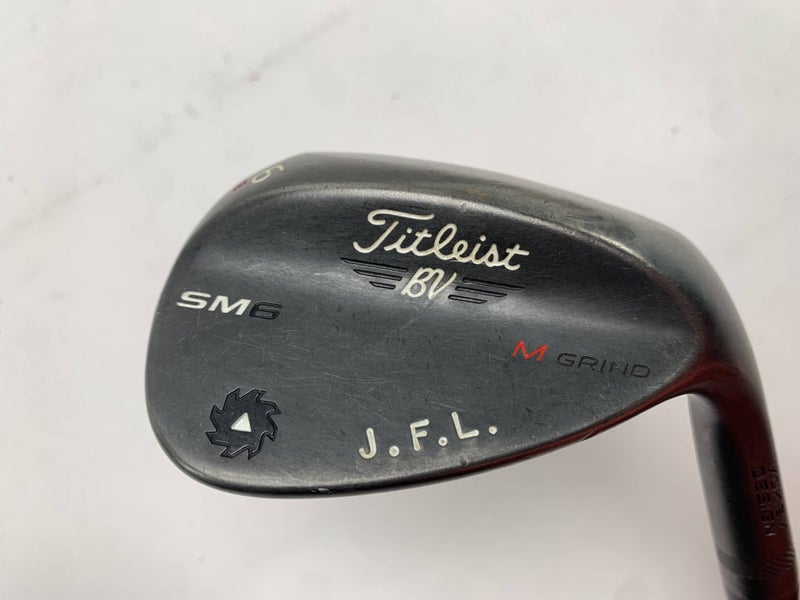 Titleist Vokey SM6 Jet Black Wedge 56* 8  Dynamic Gold S200 Stiff Steel Mens RH