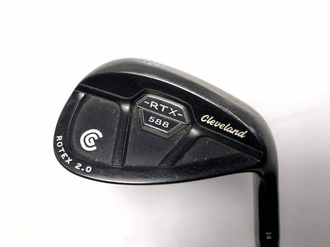 Cleveland 588 RTX 2.0 CB Black Satin Wedge 56* 14 KBS 610 Wedge Wedge Steel RH