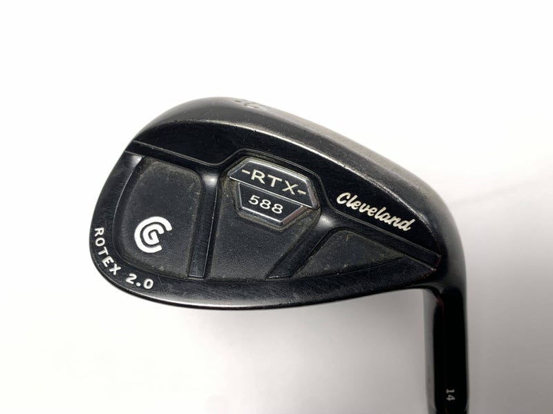 Cleveland 588 RTX 2.0 CB Black Satin Wedge 56* 14 KBS 610 Wedge Wedge Steel RH