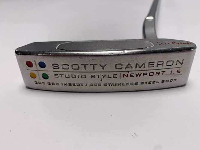 Scotty Cameron Studio Style Newport 1.5 Putter 35.25" Mens RH