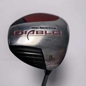Callaway Big Bertha Diablo 5 Fairway Wood 18* Aldila 50g Ladies RH