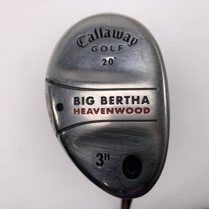 Callaway Big Bertha Heavenwood 3 Hybrid 20* RCH 75w 75g Firm Graphite Mens RH