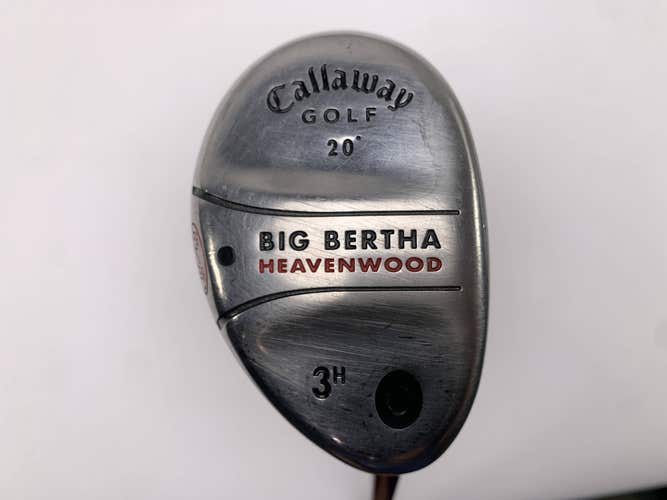 Callaway Big Bertha Heavenwood 3 Hybrid 20* RCH 75w 75g Firm Graphite Mens RH