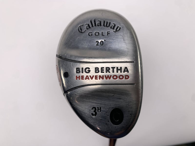 Callaway Big Bertha Heavenwood 3 Hybrid 20* RCH 75w 75g Firm Graphite Mens RH
