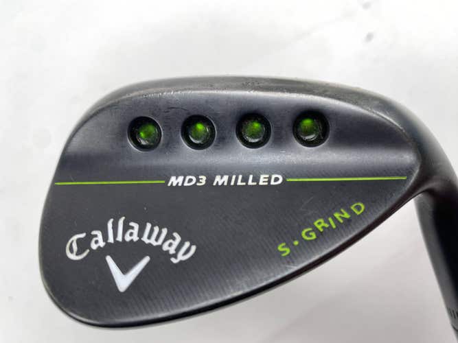 Callaway MD3 Milled Black S-Grind Wedge 56*10 KBS Tour Extra Stiff Steel Mens RH