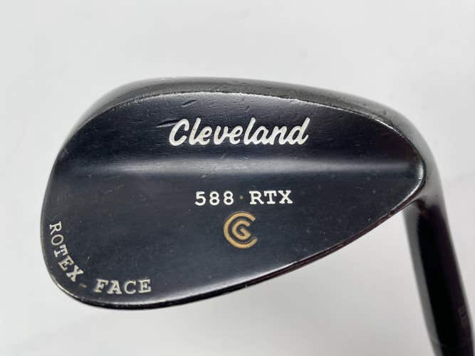 Cleveland 588 RTX Custom Black Nickel Wedge 56* 10 Dynamic Gold Wedge Steel RH