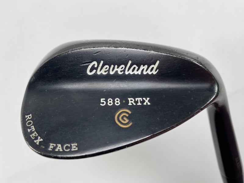 Cleveland 588 RTX Custom Black Nickel Wedge 56* 10 Dynamic Gold Wedge Steel RH