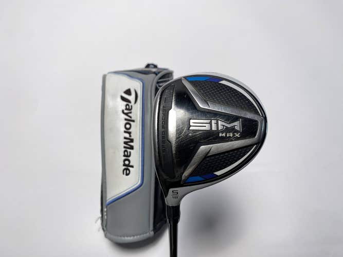 TaylorMade SIM MAX 5 Fairway Wood 18* Fujikura Ventus Blue 5R Regular LH HC