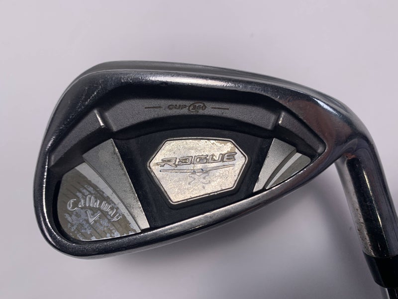 Callaway Rogue X Single 9 Iron KBS Max 90g Stiff Steel Mens RH