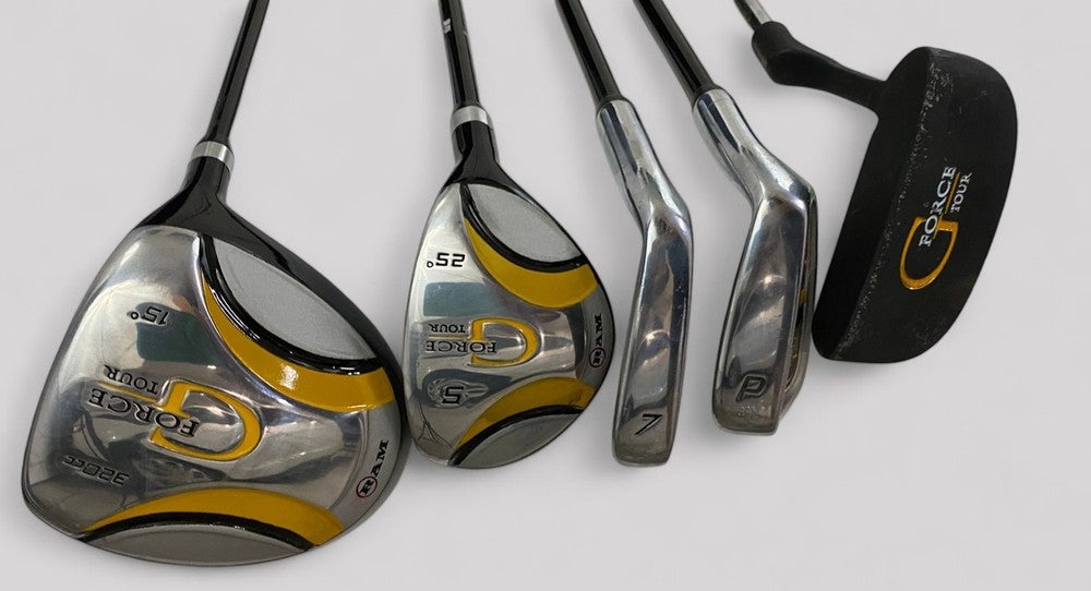 Junior Jr Ram G Force Tour Golf Club Set Irons Driver Hybrid Putter Kids Youth