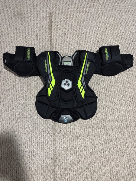 Used YouthS/M Vaughn Velocity VE8 Goalie Chest Protector