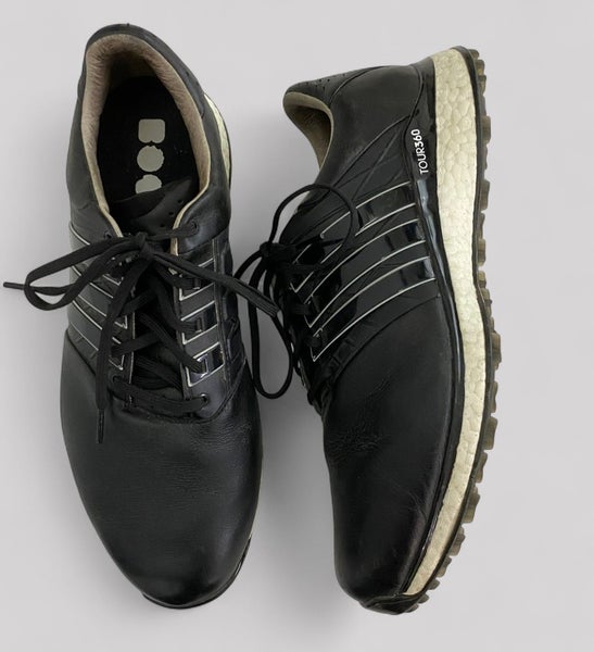 ADIDAS Tour 360 Boost Spikeless Men's Golf Shoes Black- Size 12