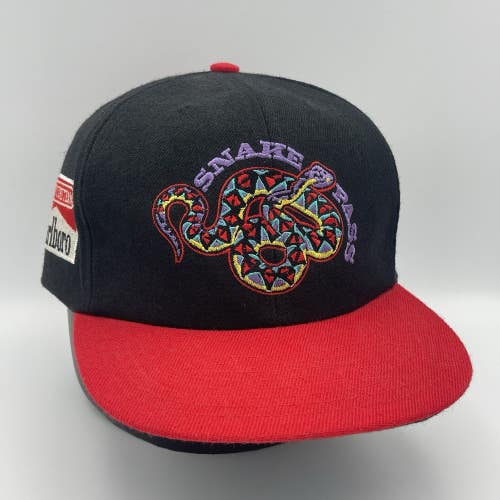 Vintage 90s Marlboro Snake Pass Adventure Team Embroidered Strap Back Hat Cap