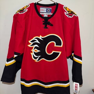 Vintage 2003-2006 CCM Calgary Flames Home Jersey – XL – NWT