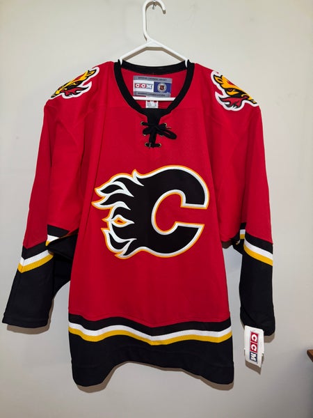 Vintage 2003-2006 CCM Calgary Flames Home Jersey – XL – NWT