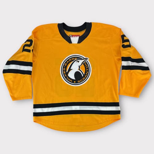 Pro Stock Game Used CCM Wilkes-Barre/Scranton Penguins Preseason Jersey Roehl