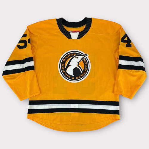 Pro Stock Game Used CCM Wilkes-Barre/Scranton Penguins Preseason Jersey Yetman